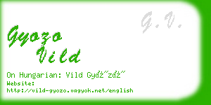 gyozo vild business card